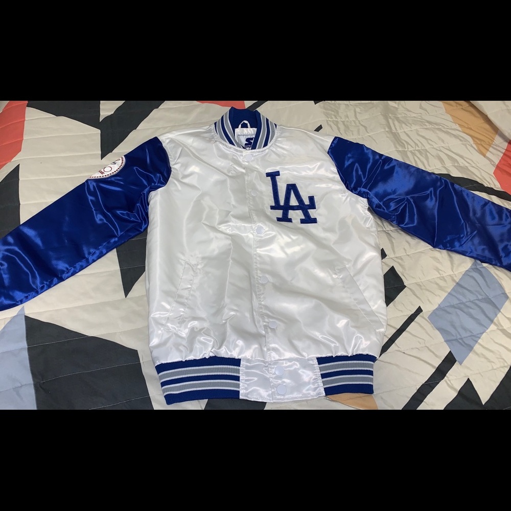 LA Dodgers Starter White The Legend Jacket